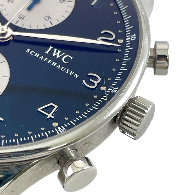 【IWC】インターナショナルウォッチカンパニー ポルトギーゼ IW371404 腕時計 ステンレススチール メンズ クロノグラフ スモセコ スモールセコンド