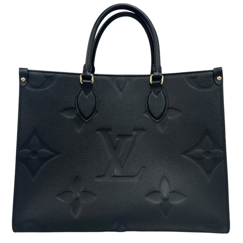 【LOUIS VUITTON】ルイ・ヴィトン オンザゴーMM M45595 ハンドバッグ レザーレディース モノグラム アンプラント 2WAY ショルダー 黒 ノワール