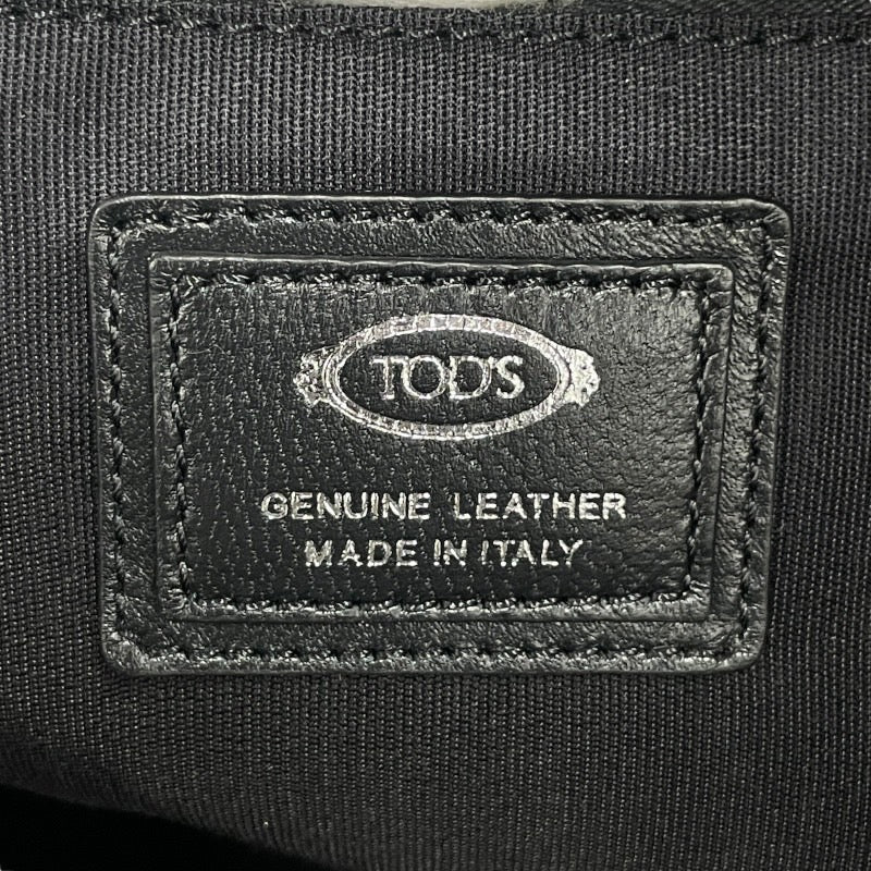 TOD´S トッズ トートバッグ スエード レザー 大容量 肩掛け ロゴ