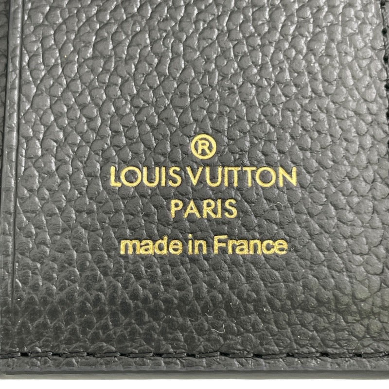 【LOUIS VUITTON】ルイ・ヴィトン ポルトフォイユ ゾエ M62935 三つ折り財布レディース モノグラム アンプラント ノワール 黒 ブラック ミニ財布