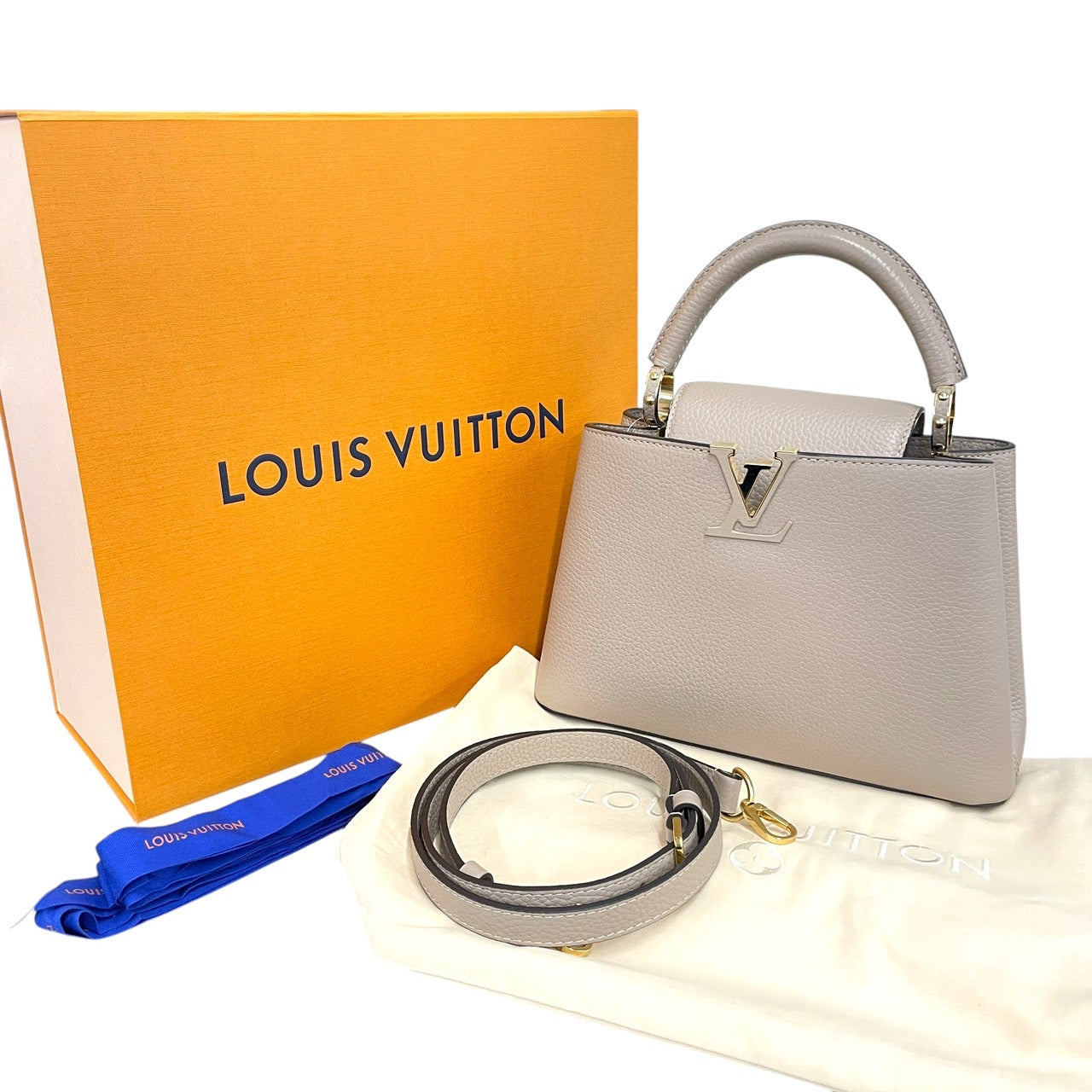 【LOUIS VUITTON】ルイ・ヴィトン カプシーヌBB M94634 ショルダーバッグ レザーレディース 2way ガレ ベージュ ハンドバッグ