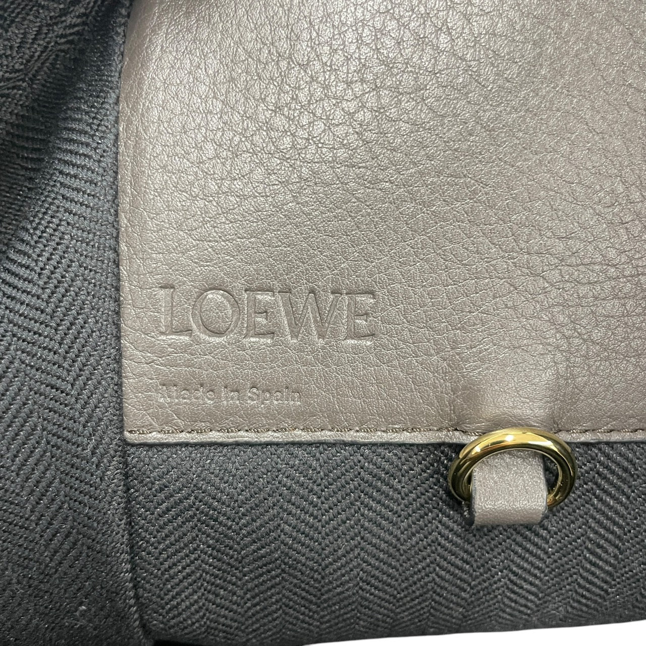 【LOEWE】ロエベ ハンモックスモール ショルダーバッグ レザーレディース ハンドバッグ 2way ベージュ グレー