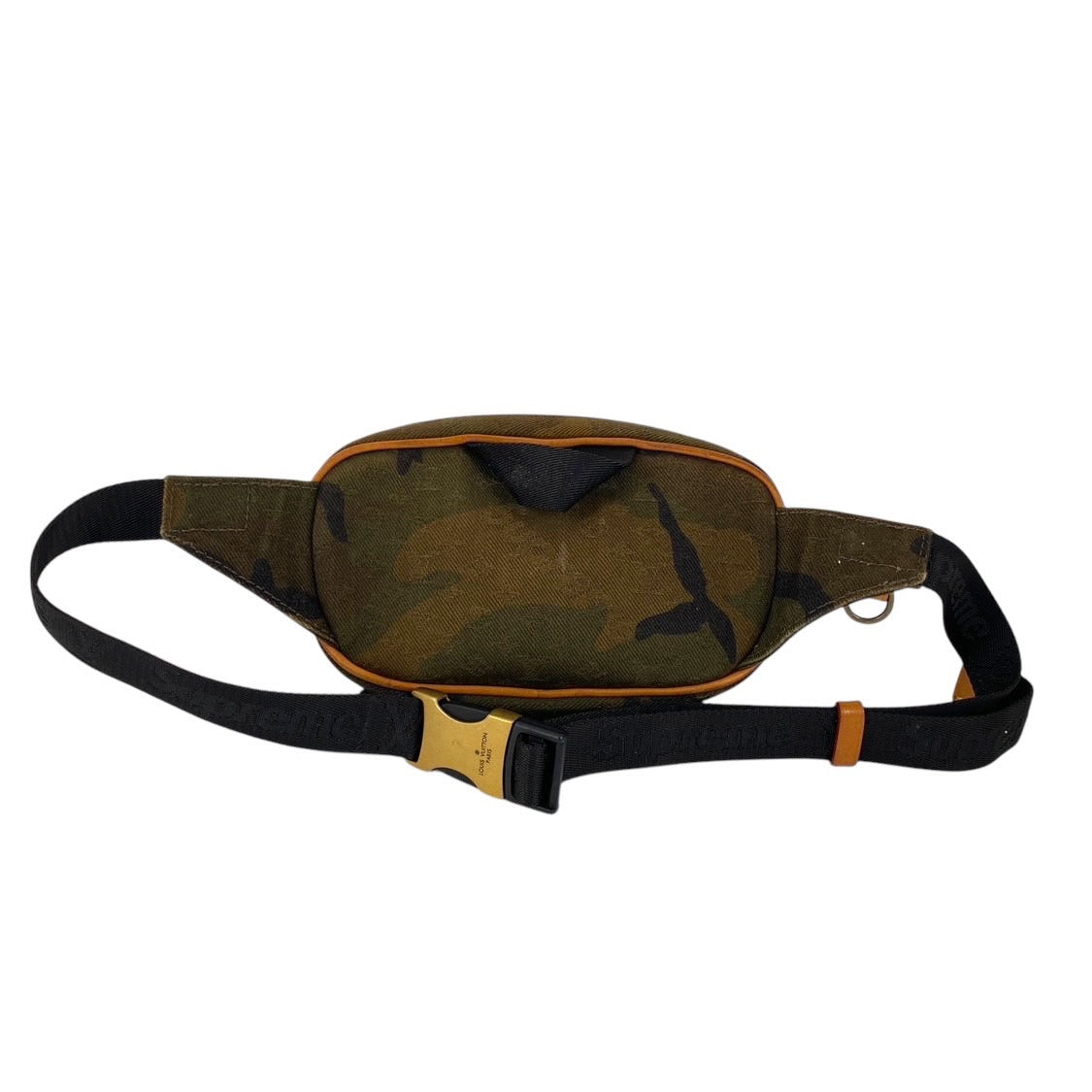 【LOUIS VUITTON】ルイ・ヴィトン バムバッグPM M44202 ウエストバッグ キャンバス メンズ ボディバッグ ウエストポーチ シュプリームコラボ SUPREME カモフラ 迷彩