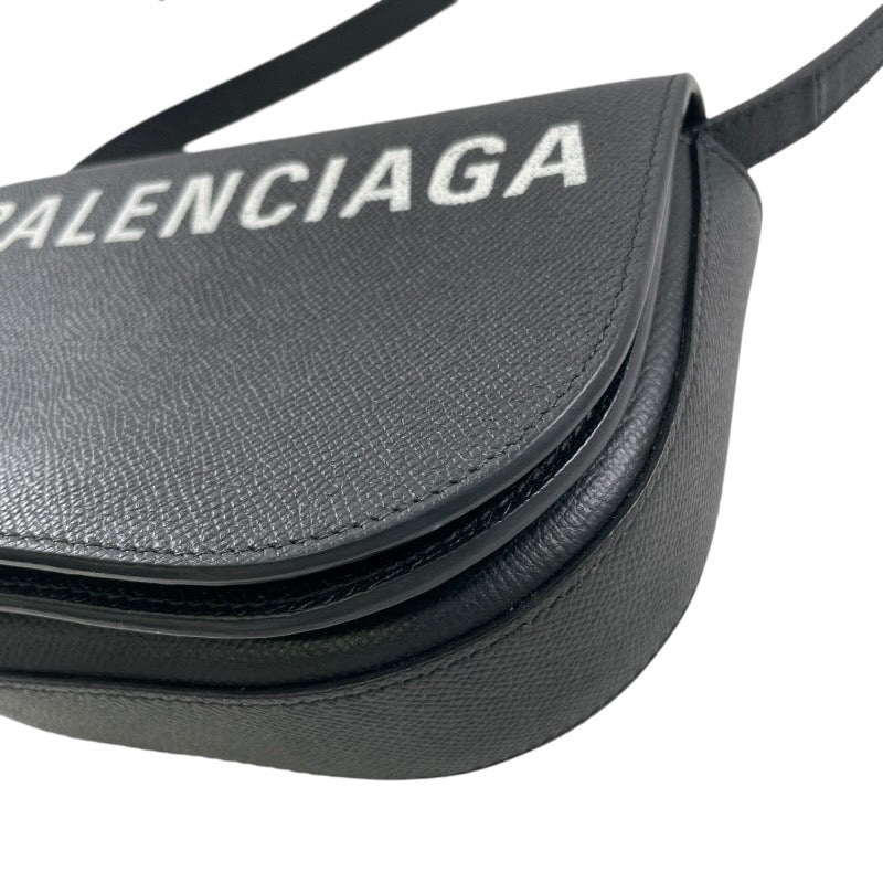 【BALENCIAGA】バレンシアガ ヴィル 550639 ショルダーバッグ レザーレディース VILLE DAY デイバッグ クロスボディ ブラック 黒