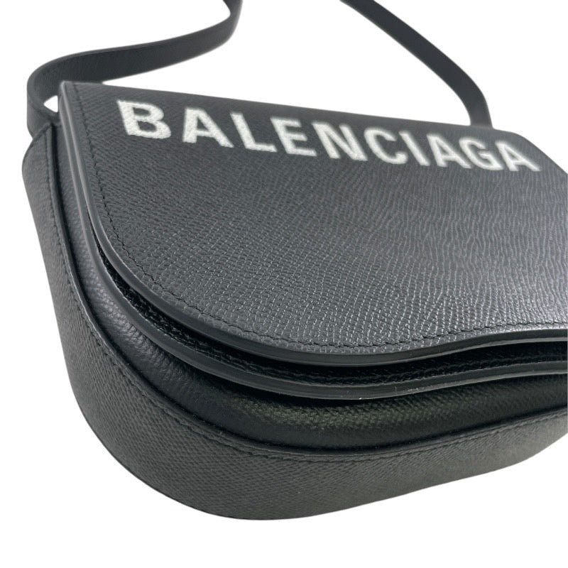 【BALENCIAGA】バレンシアガ ヴィル 550639 ショルダーバッグ レザーレディース VILLE DAY デイバッグ クロスボディ ブラック 黒