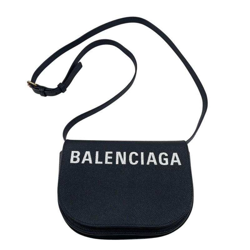 【BALENCIAGA】バレンシアガ ヴィル 550639 ショルダーバッグ レザーレディース VILLE DAY デイバッグ クロスボディ ブラック 黒