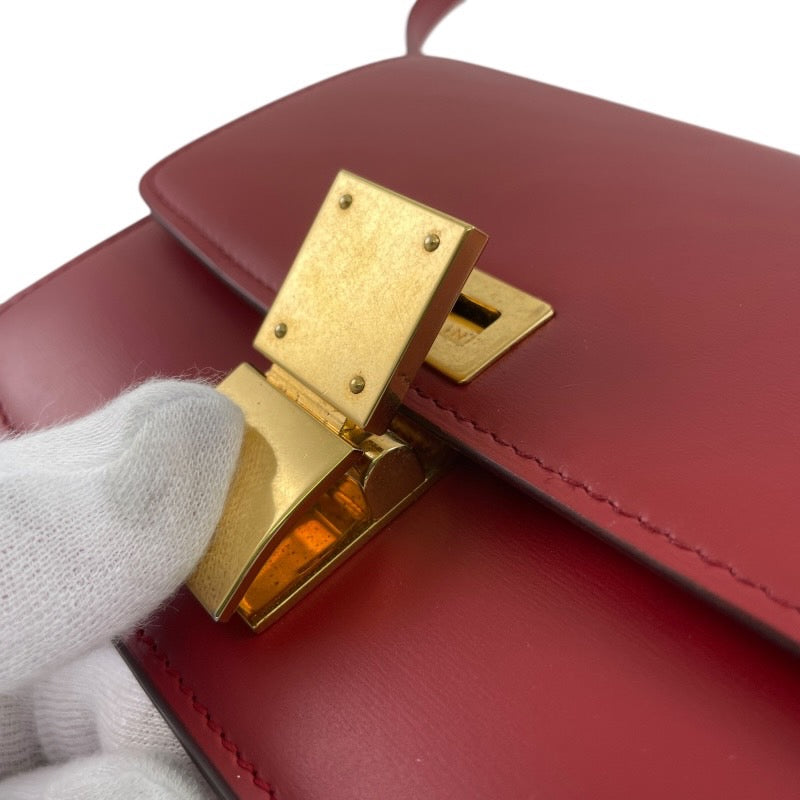 CELINE セリーヌ クラシックボックス ショルダーバッグ レザー