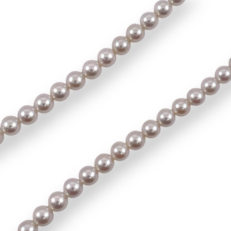 【MIKIMOTO】ミキモト パール  ネックレス シルバーレディース アコヤ 真珠 4-8mm