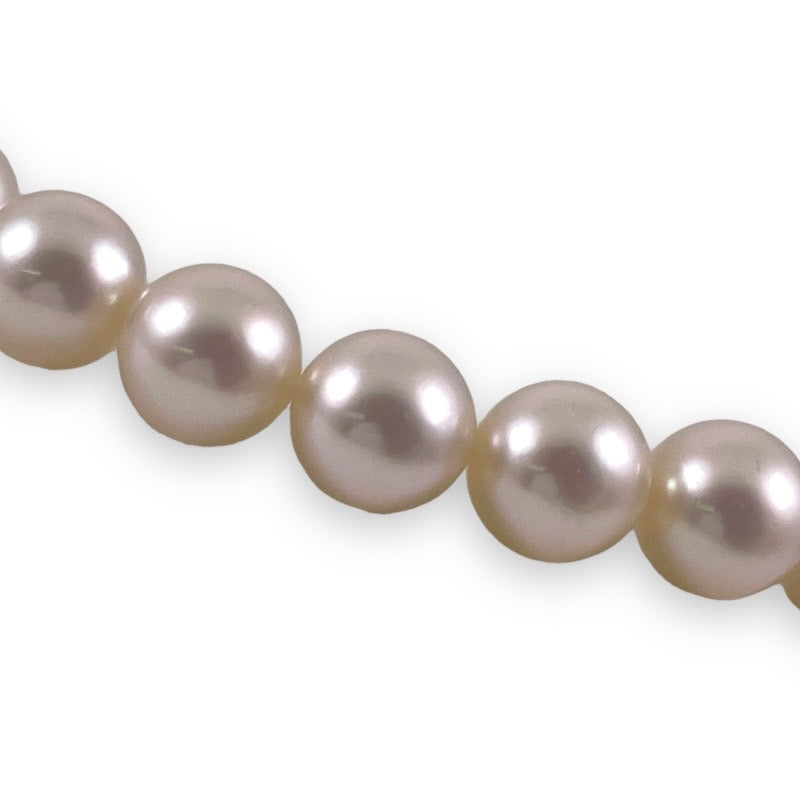 【MIKIMOTO】ミキモト パール ネックレス シルバーレディース アコヤ 真珠 7.5-8mm