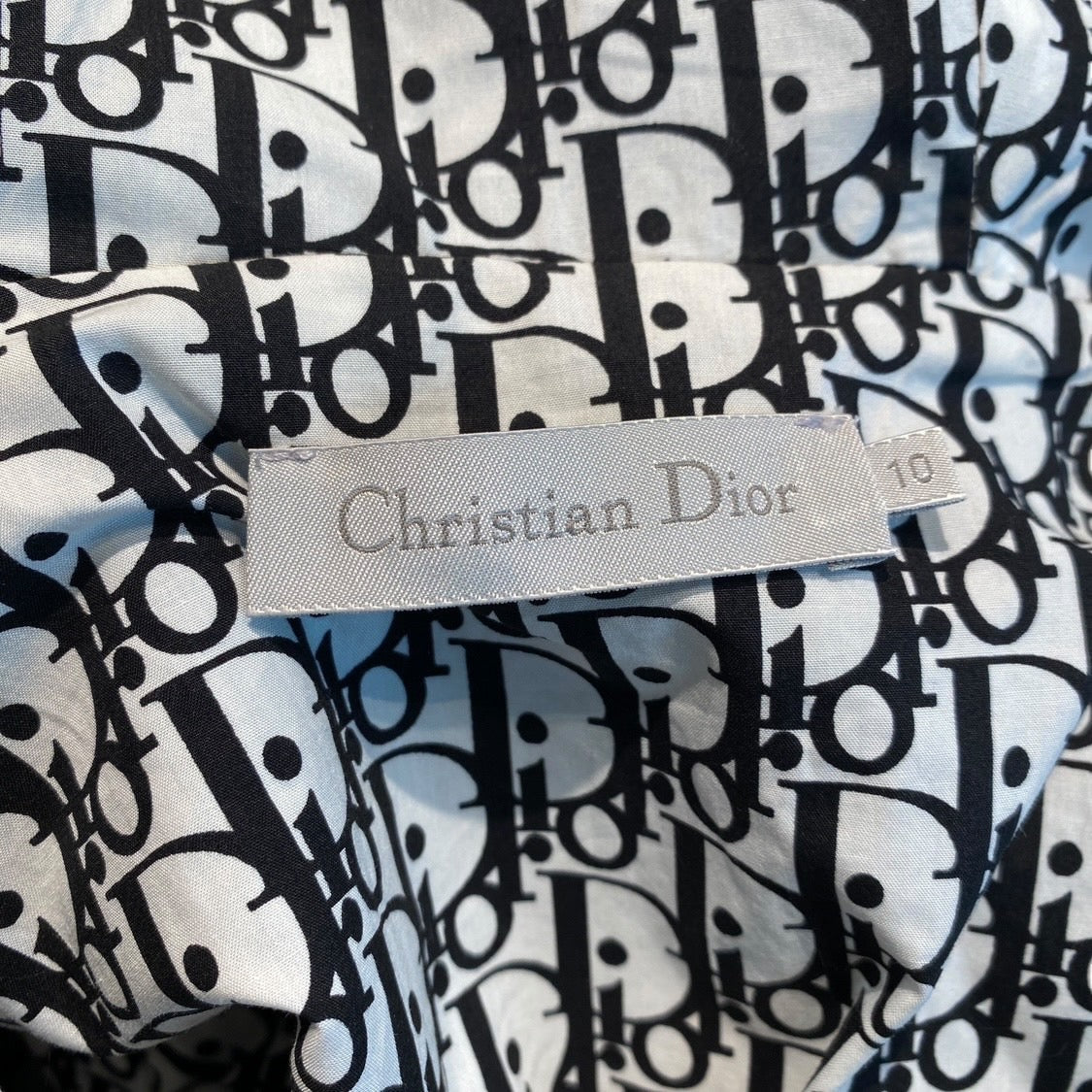 【Christian Dior】クリスチャンディオール 0WBM11RCTD モッズコート エナメルキッズ サイズ10 子供 レインコート トロッター 黒