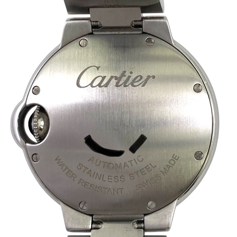 【CARTIER】カルティエ バロンブルー MM W6920071 腕時計 ステンレスレディース 自動巻き SS/SS メンズ オートマ