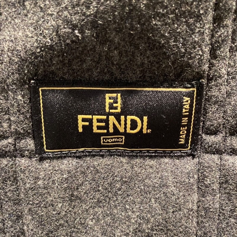 イタリア フェンディFENDI メンズ46 中綿 ステンカラーコート ジャケット イタリア フェンディFENDI メンズ46 中綿 ステンカラーコート