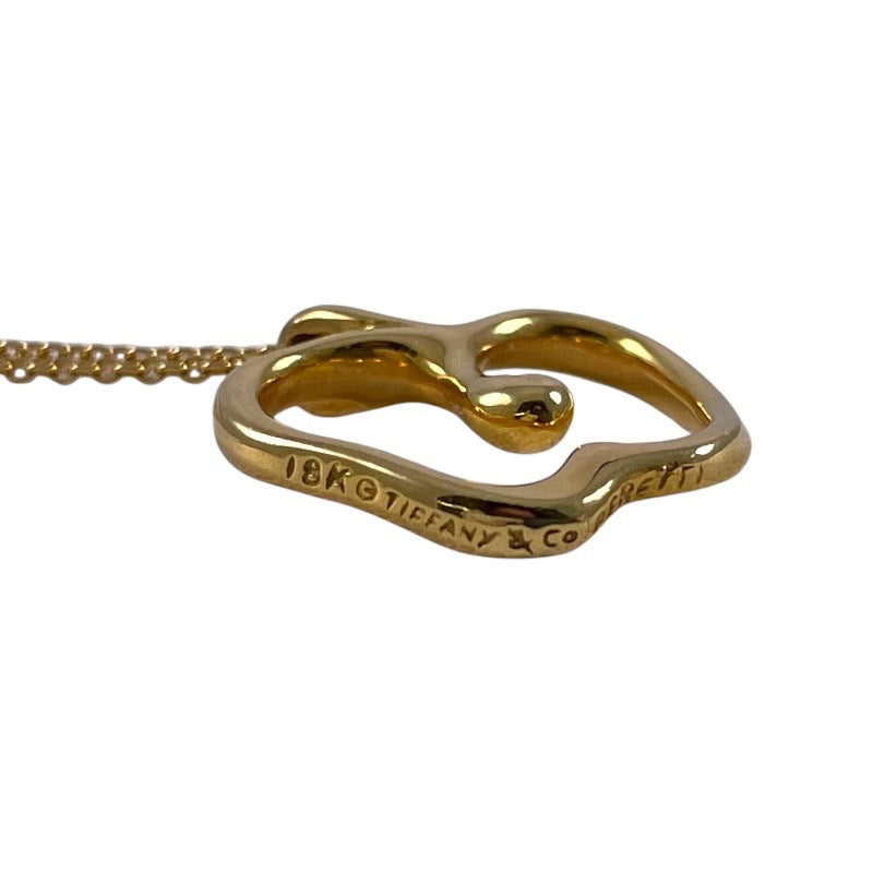 【TIFFANY&Co.】ティファニー アップル リンゴ ネックレス K18イエローゴールド レディース 750