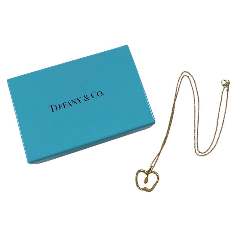 【TIFFANY&Co.】ティファニー アップル リンゴ ネックレス K18イエローゴールド レディース 750