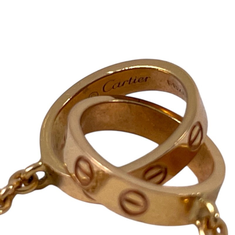 CARTIER】カルティエ ベビーラブ ネックレス K18ピンクゴールド