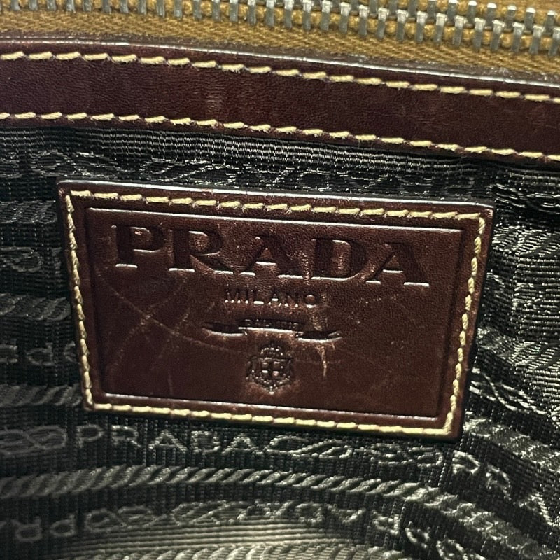 【PRADA】プラダ ショルダーバッグ レディース ジャガード ロゴ