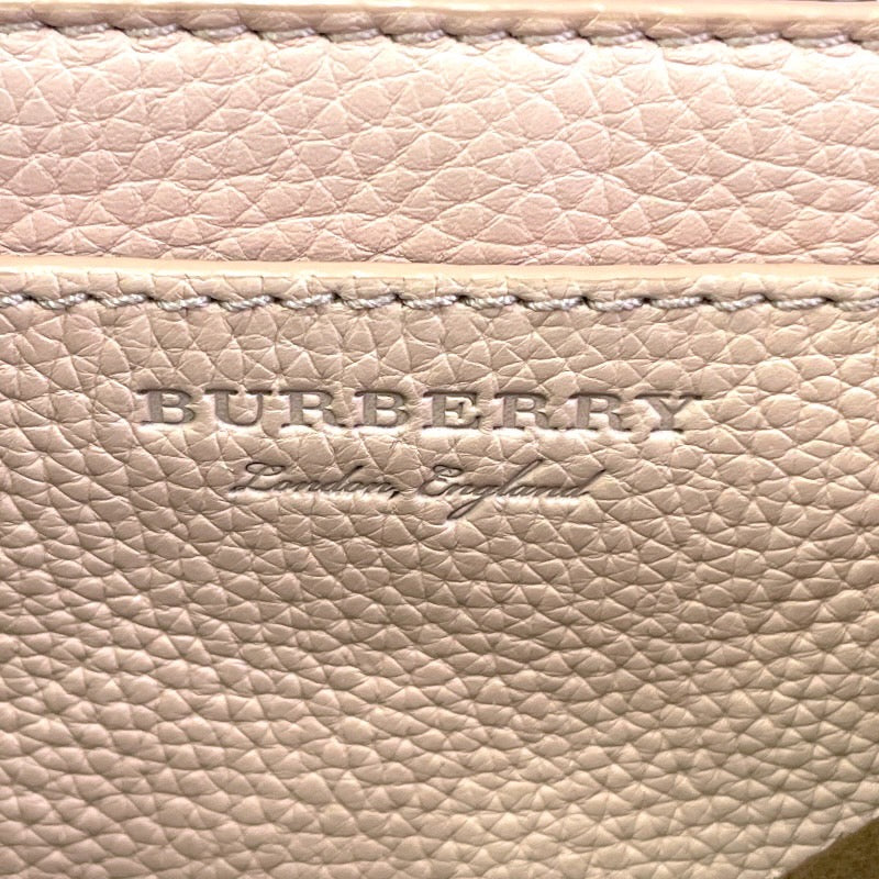 【BURBERRY】バーバリー ロンドン イングランド ショルダーバッグ レザーレディース ピンク メッセンジャー クロスボディ