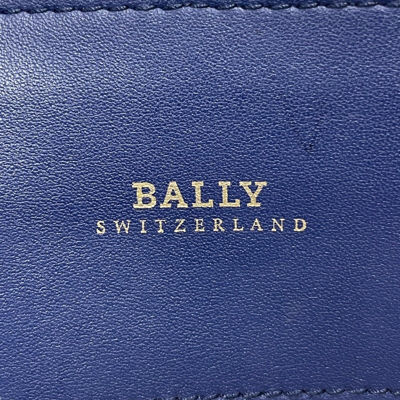 【BALLY】バリー ALSINA X.O トートバッグ レザーレディース 2WAY ショルダー ハンドバッグ 青 ブルー