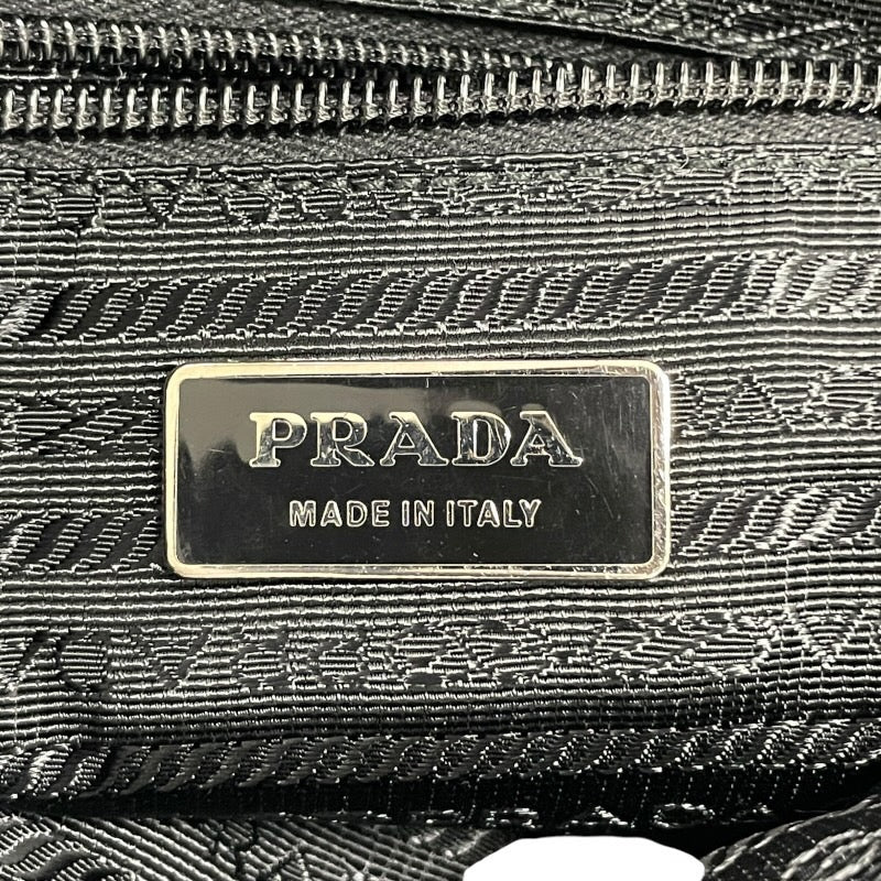 【PRADA】プラダ ショルダーバッグ ナイロンレディース 黒 ブラック 三角プレート テスート メンズ