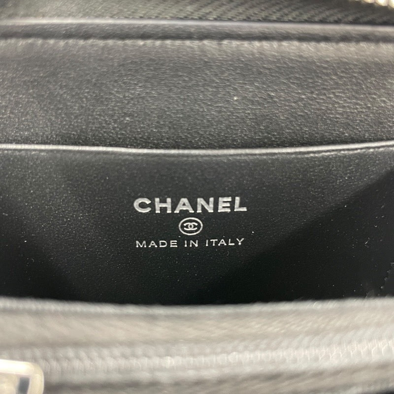 【CHANEL】シャネル コインパース AP3728 二つ折り財布 ラムスキン レディース ココマーク スター ラウンドファスナー コンパクトウォレット マトラッセ