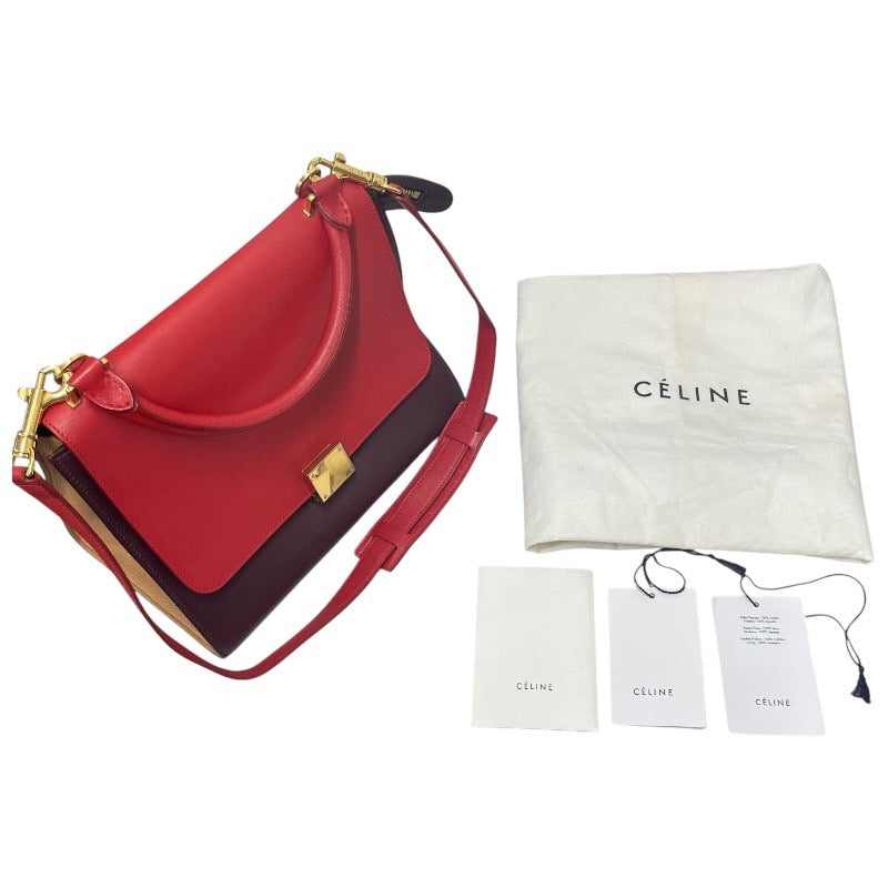 【CELINE】セリーヌ トラペーズ 174683 ハンドバッグ レザーレディース 2WAY ショルダー