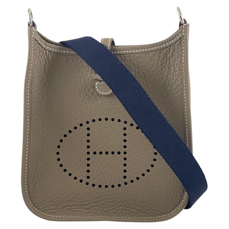 【HERMES】エルメス エヴリンTPM 16 ショルダーバッグ トリヨンクレマンス レディース W刻印 2024年製造 エブリン エトゥープ エトープ W刻印 2024年 ポシェット ポーチ