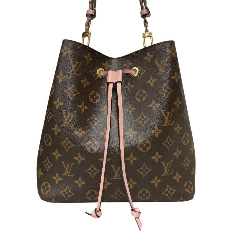 【LOUIS VUITTON】ルイ・ヴィトン ネオノエ M44022 ショルダーバッグ レディース モノグラム ローズプードル 巾着