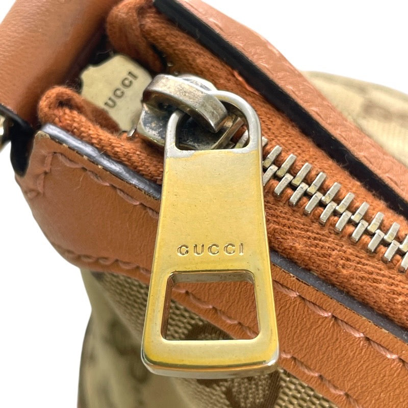 GUCCI 【中古】GUCCI シェリーライン アクセサリーポーチ デニム