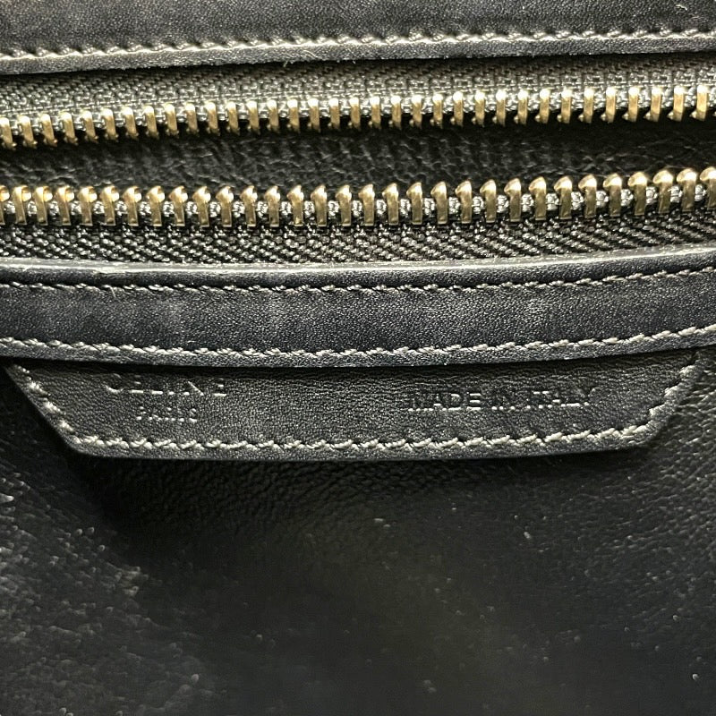 【CELINE】セリーヌ ラゲージ トートバッグ レディース マイクロショッパー キャンバス/レザー ハンドバッグ ブラック カーキ ベージュ