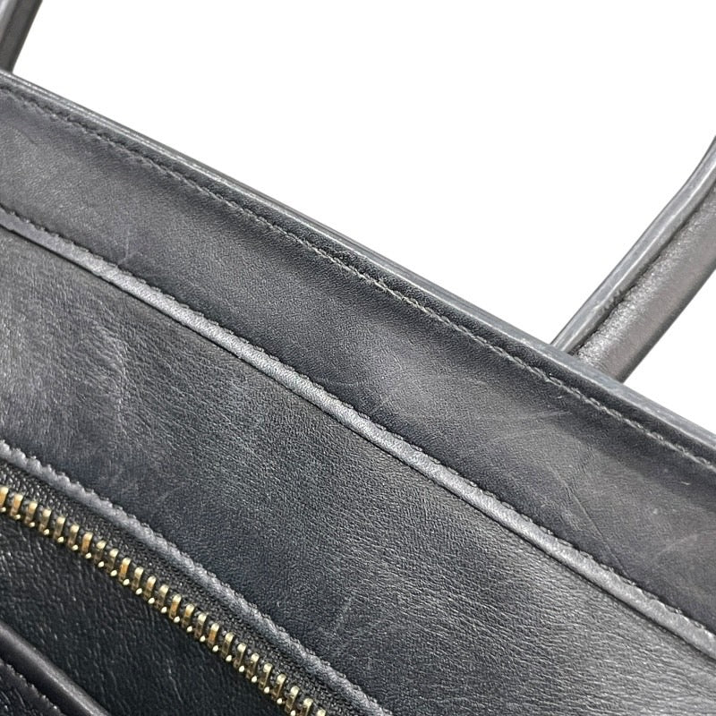 【CELINE】セリーヌ ラゲージ トートバッグレディース マイクロショッパー キャンバス/レザー ハンドバッグ ブラック カーキ ベージュ