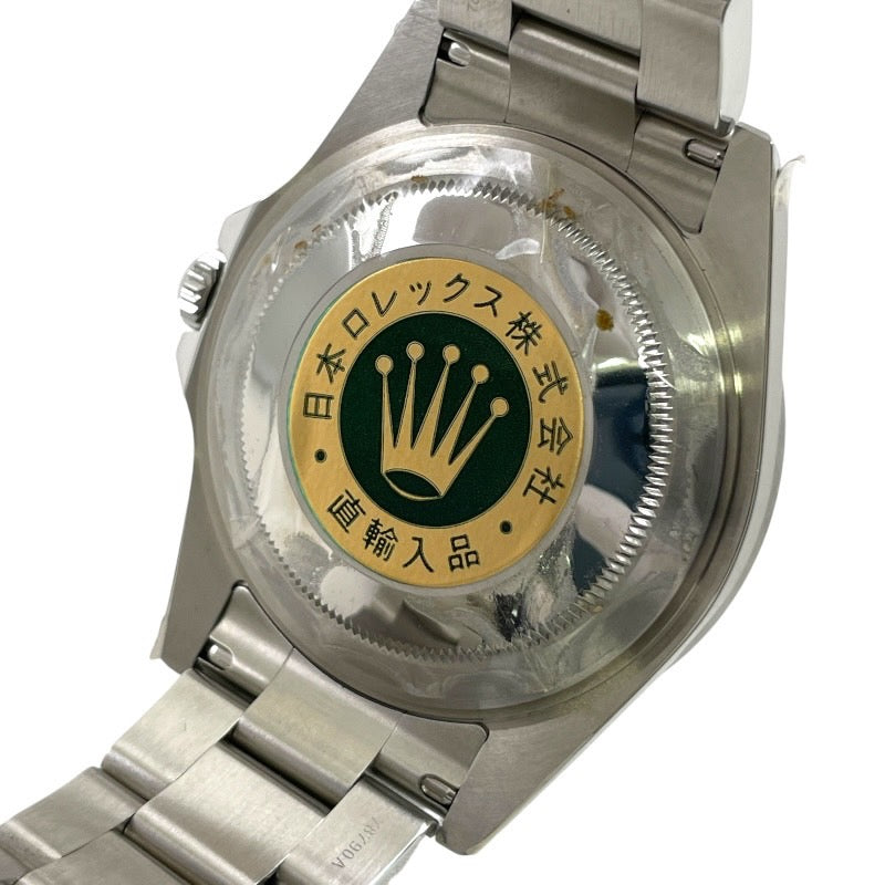 【ROLEX】ロレックス エクスプローラーII 16570 腕時計 ステンレススチールメンズ 黒文字盤