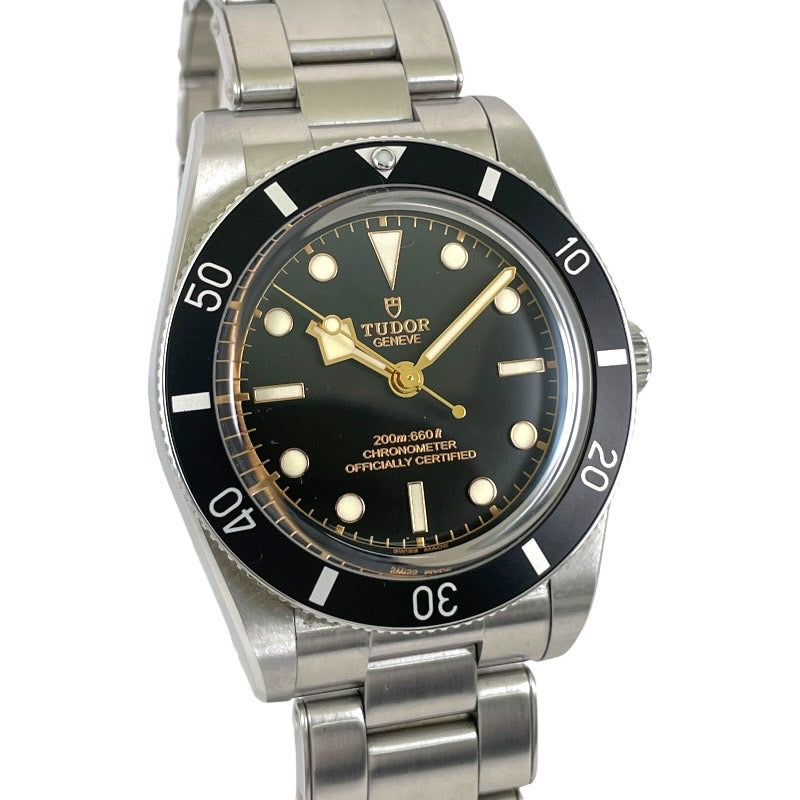 【TUDOR】チューダー チュードル 79000N 腕時計 ステンレススチールメンズ ブラックベイ54 クロノメーター 黒 ブラック 2024年ギャラ ノンデイト