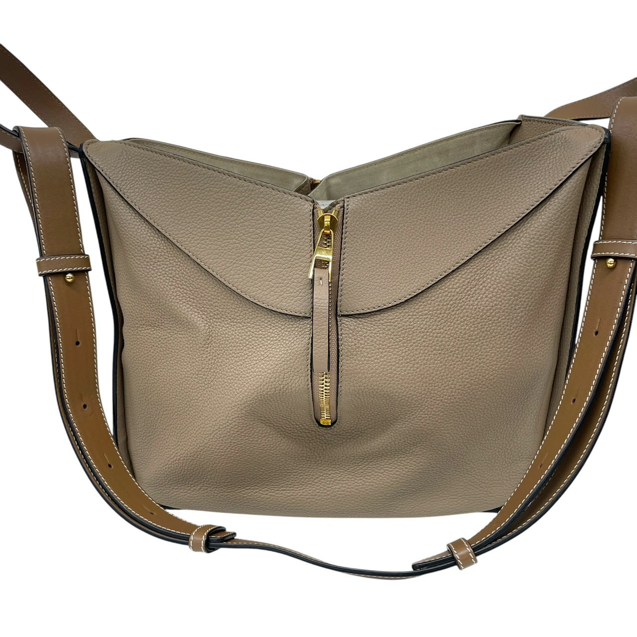 【LOEWE】ロエベ ハンモックスモール 38712KBN60 ショルダーバッグ レディース ハンドバッグ カーフレザー ベージュ 2way