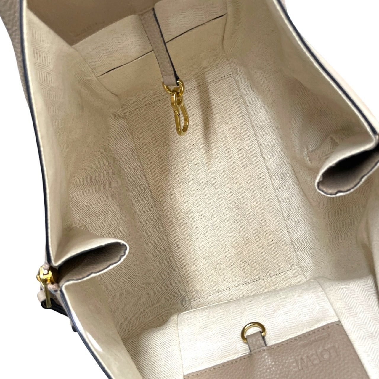 【LOEWE】ロエベ ハンモックスモール 38712KBN60 ショルダーバッグ レディース ハンドバッグ カーフレザー ベージュ 2way