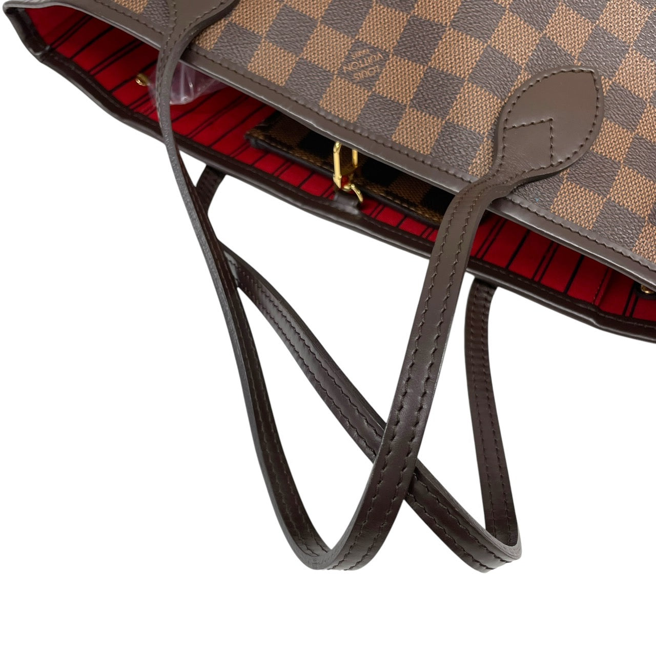 【LOUIS VUITTON】ルイ・ヴィトン ネヴァーフルPM N41359 トートバッグレディース ダミエ ハンドバッグ ブラウン 茶色 PVC レザー