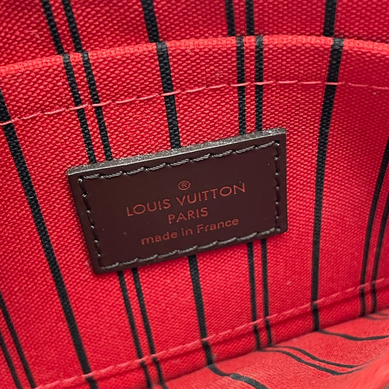 【LOUIS VUITTON】ルイ・ヴィトン ネヴァーフルPM N41359 トートバッグレディース ダミエ ハンドバッグ ブラウン 茶色 PVC レザー