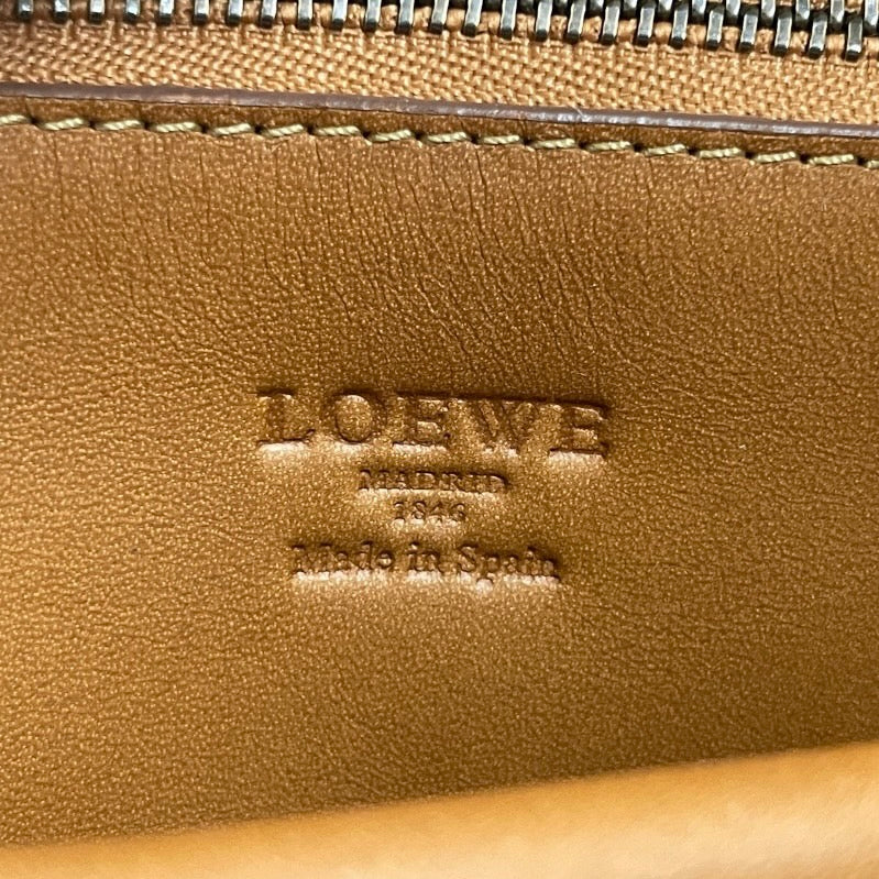 【LOEWE】ロエベ アマソナ36 366.50.A22 ハンドバッグ レザーレディース ミニボストン 茶 ブラウン