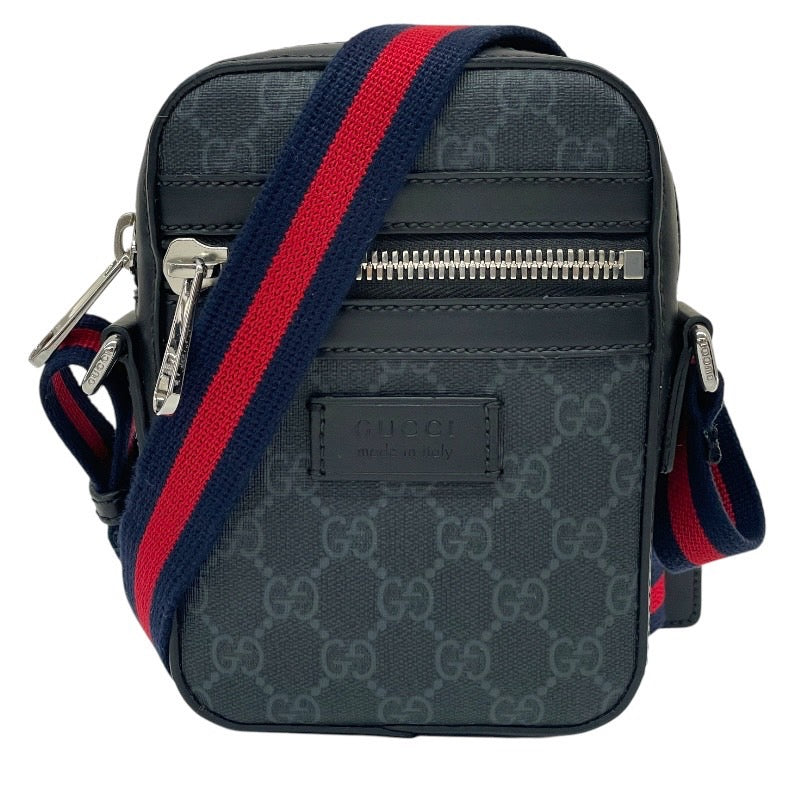 【GUCCI】グッチ GGスプリーム 682357 ショルダーバッグ メンズ ポシェット ミニバッグ シェリーライン レディース