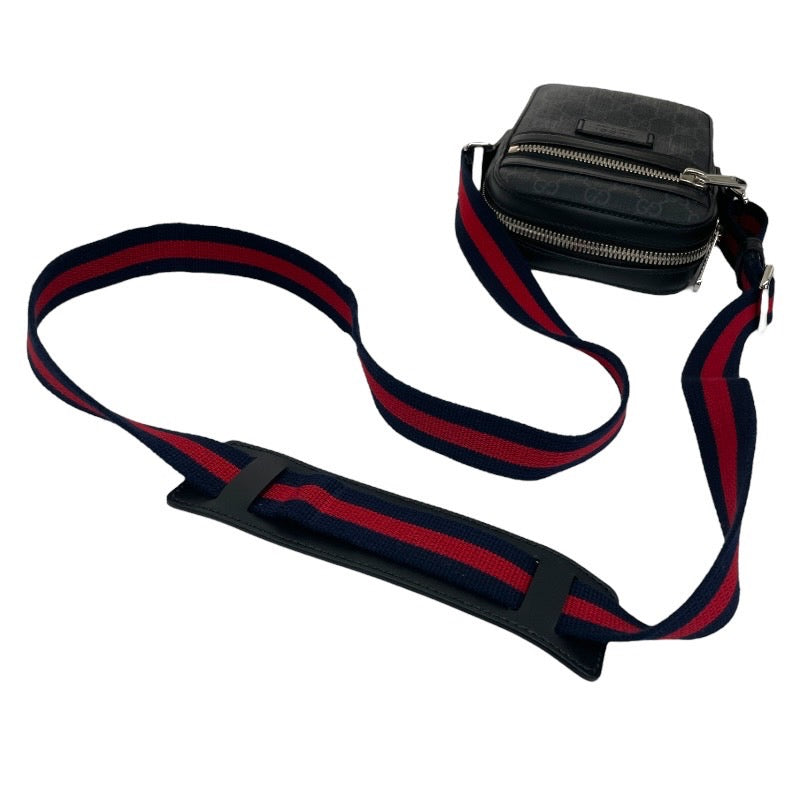 【GUCCI】グッチ GGスプリーム 682357 ショルダーバッグ メンズ ポシェット ミニバッグ シェリーライン レディース