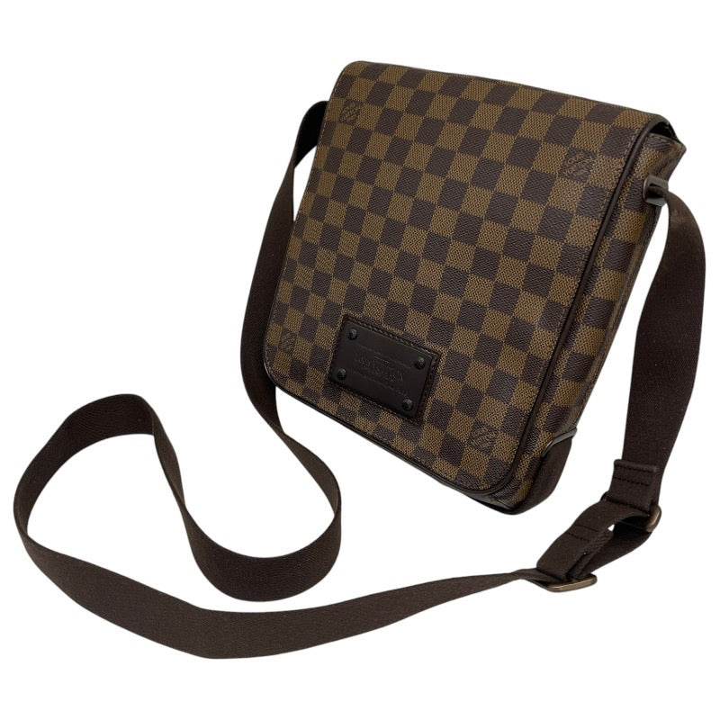 【LOUIS VUITTON】ルイ・ヴィトン ブルックリンPM N51210 ショルダーバッグメンズ ダミエ エベヌ ポシェット レディース