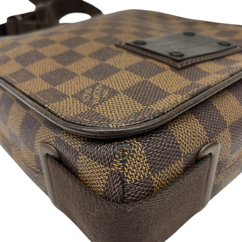 【LOUIS VUITTON】ルイ・ヴィトン ブルックリンPM N51210 ショルダーバッグメンズ ダミエ エベヌ ポシェット レディース