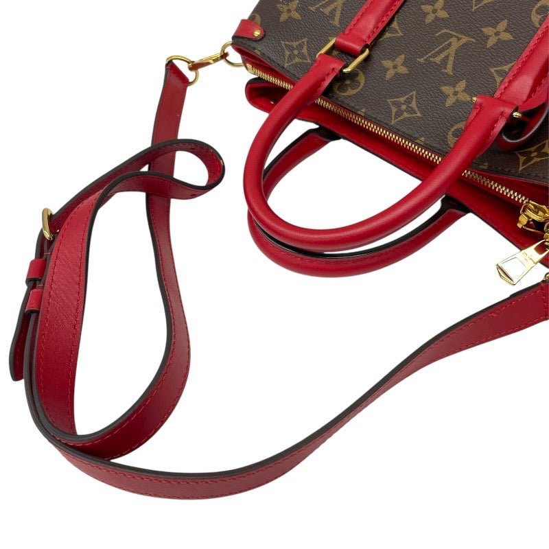 【LOUIS VUITTON】ルイ・ヴィトン スフロBB M44818 ハンドバッグ レディース モノグラム 赤 2WAY ショルダー