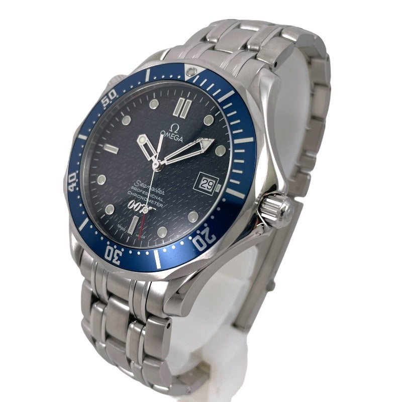 【OMEGA】オメガ シーマスター プロフェッショナル 007 2537.80 腕時計 ステンレススチール メンズ ジェームズボンド 40th限定モデル 自動巻き ブルー