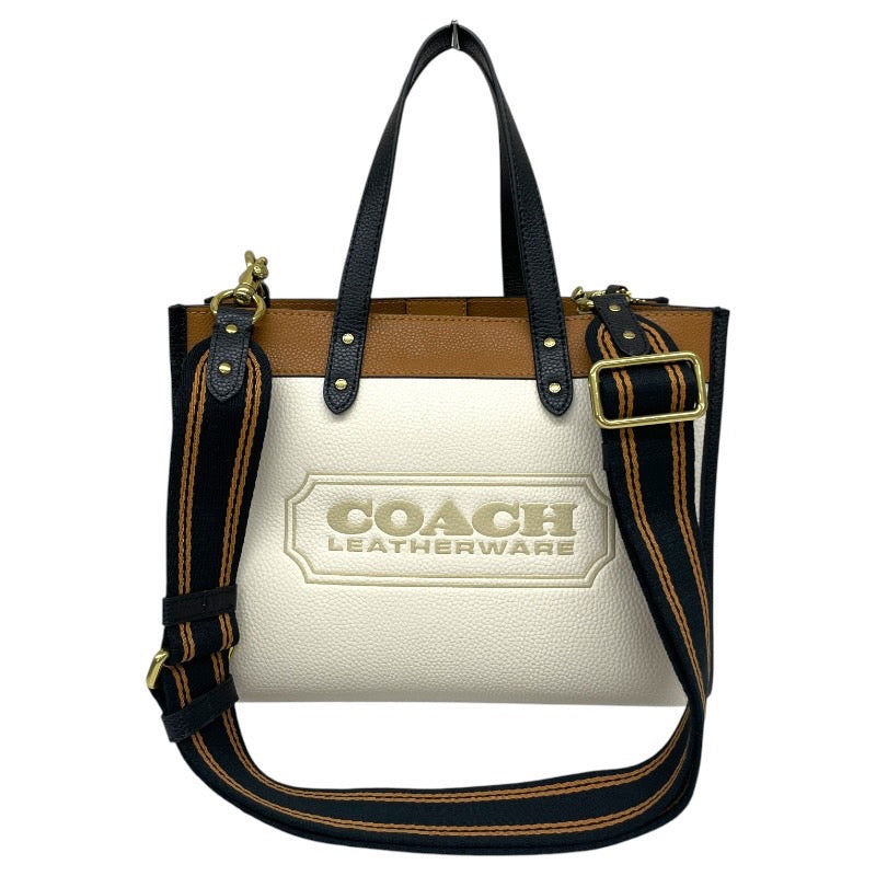 【COACH】コーチ フィールドトート 30 カラーブロック C0777 ハンドバッグ レザー レディース 2WAY ショルダー