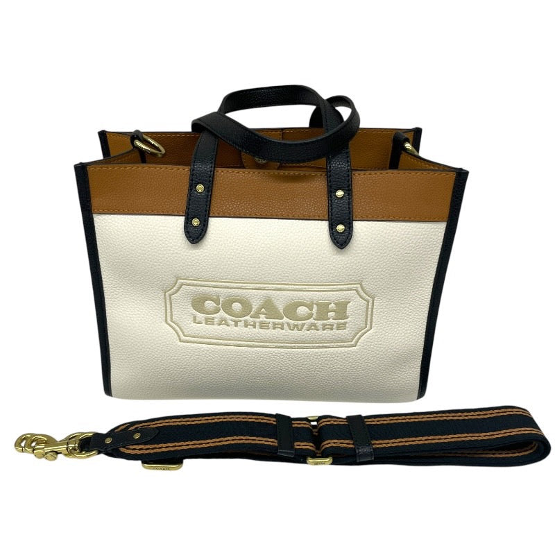 【COACH】コーチ フィールドトート 30 カラーブロック C0777 ハンドバッグ レザー レディース 2WAY ショルダー