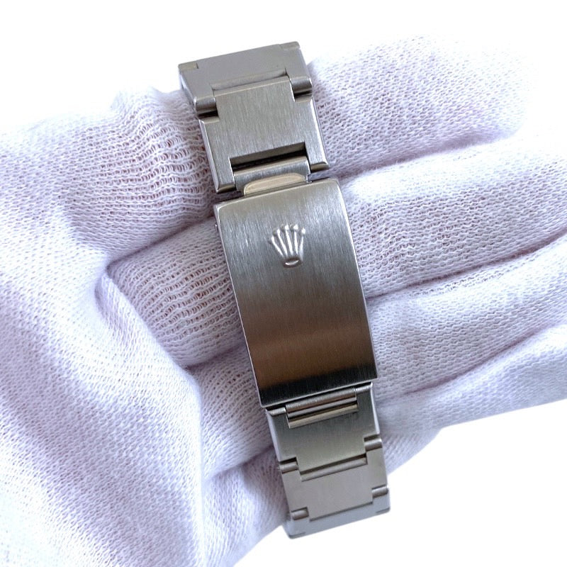 【ROLEX】ロレックス デイトジャスト 17000 腕時計 ステンレススチール メンズ P番 オイスタークォーツ 青文字盤 ブルー
