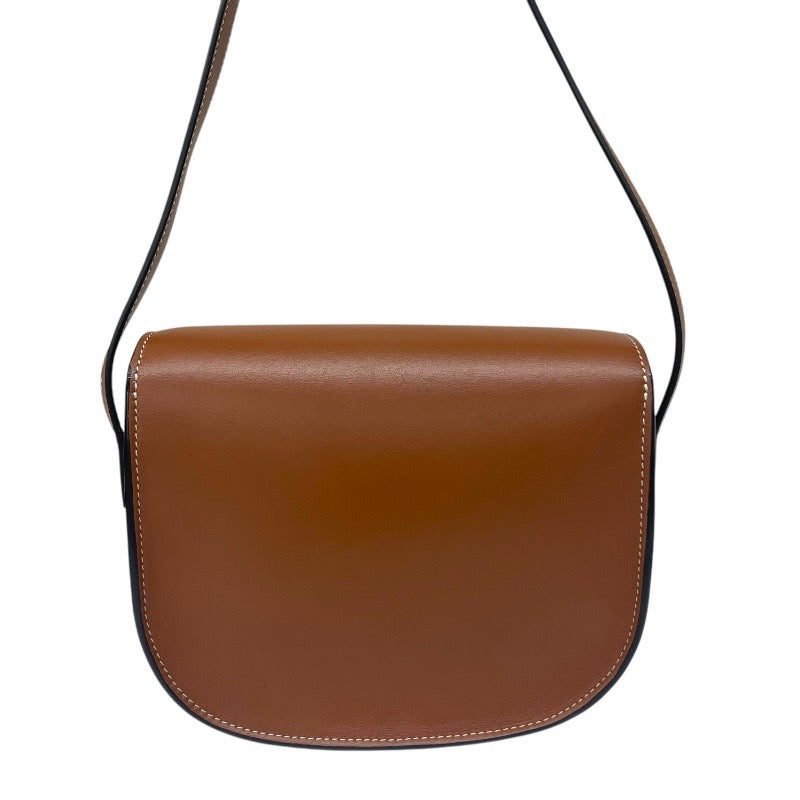 【CELINE】セリーヌ キュイル フォルコ トリオンフ 198263DU9.04LU ショルダーバッグ レザー レディース スタッズ メタル ポチェット クロスボディ