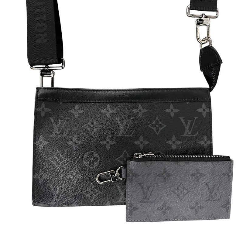 【LOUIS VUITTON】ルイ・ヴィトン ガストン ウエアラブルウォレット M81124 ショルダーバッグ メンズ モノグラム エクリプス コインケース付