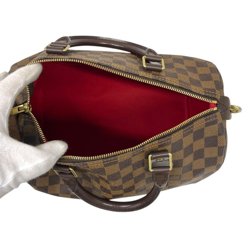 【LOUIS VUITTON】ルイ・ヴィトン スピーディ30 N41531 ハンドバッグ レディース ダミエ エベヌ ミニボストン 美品