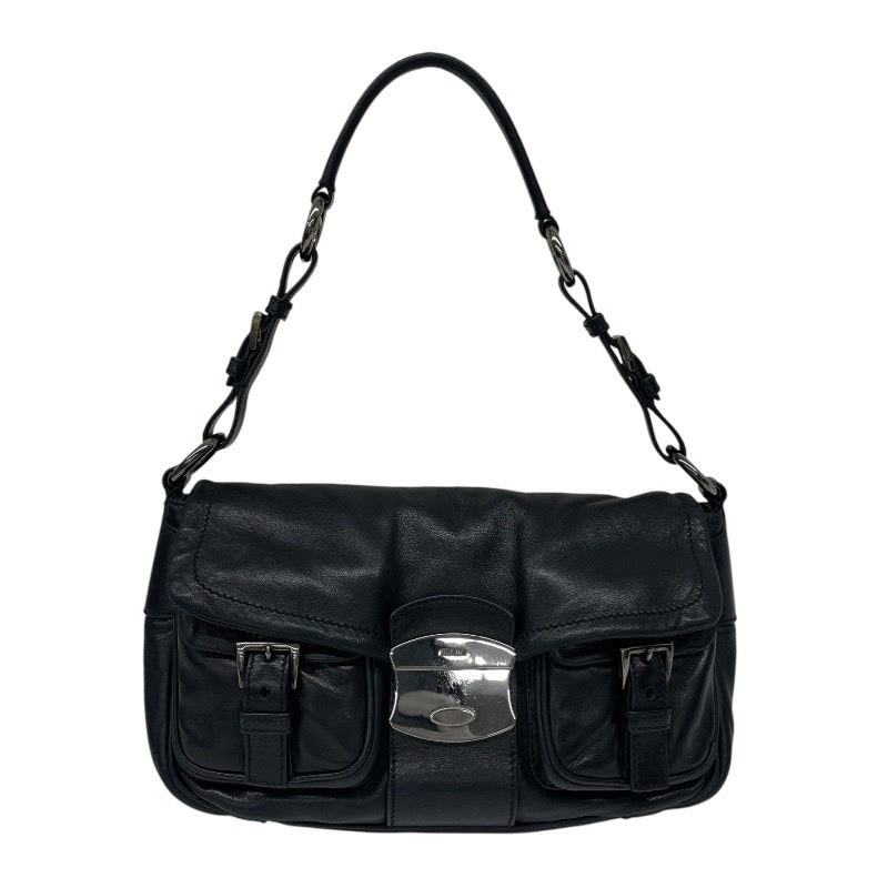 【中古】【PRADA】プラダ ショルダーバッグ BR2668 カーフ レディース